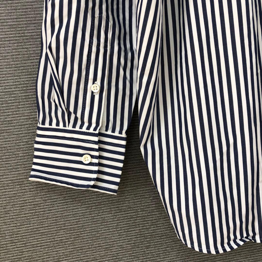 Curensology ＜＆RC＞ビッグシャツ F ネイビー ストライプ