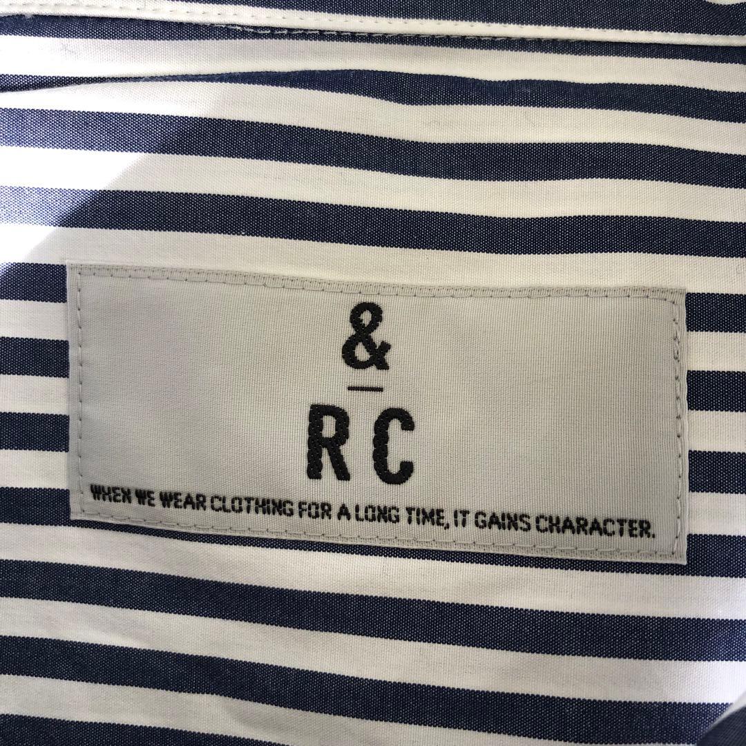 Curensology ＜＆RC＞ビッグシャツ F ネイビー ストライプ