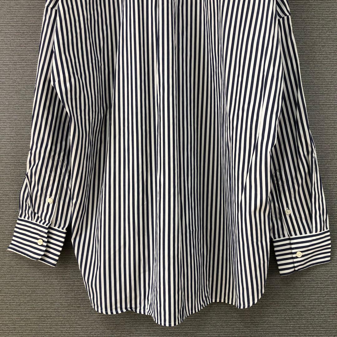Curensology ＜＆RC＞ビッグシャツ F ネイビー ストライプ