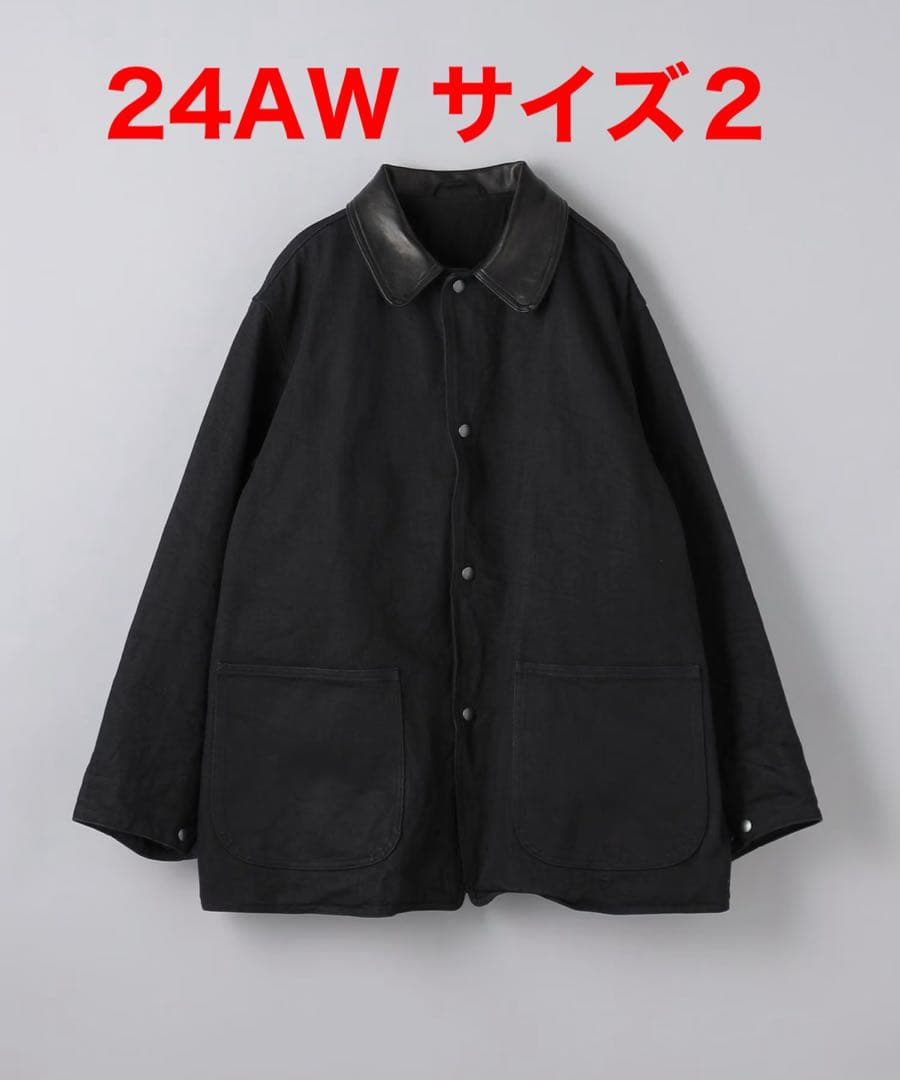 comoli 24aw デニムレザーワークジャケット　2 AURALEE