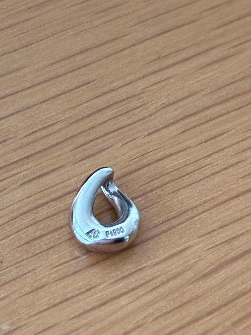 4°C Pt850ネックレス　ネックレストップ