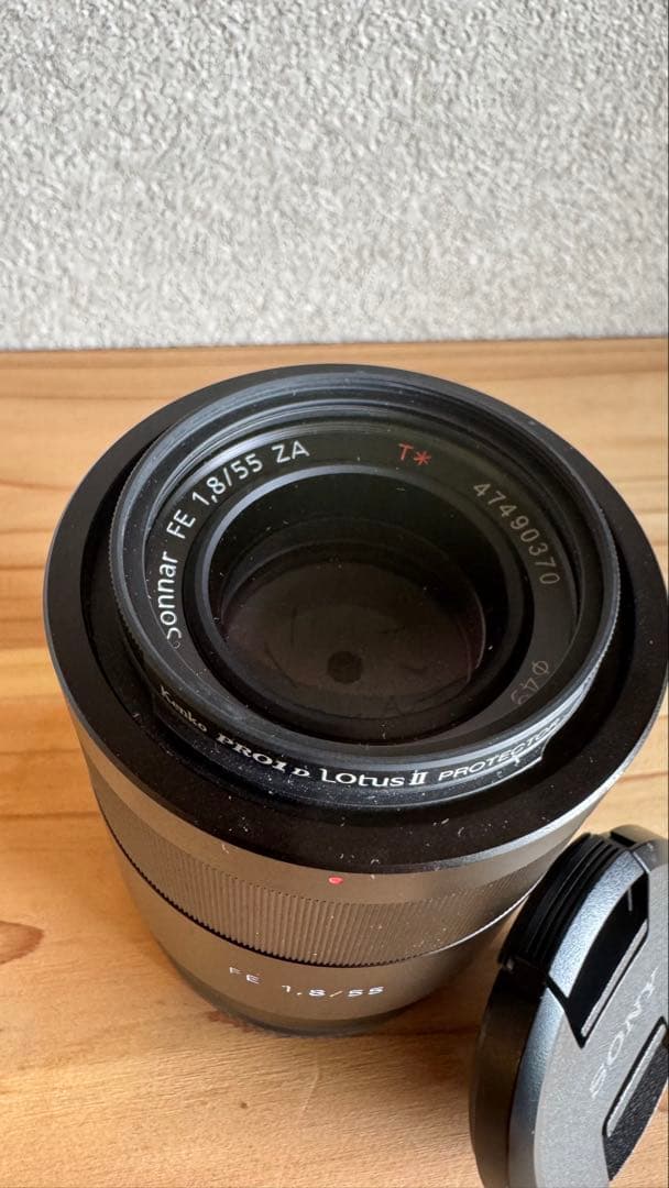 【SONY Eマウント】ZEISS FE1.8/55mm 単焦点保護フィルター付