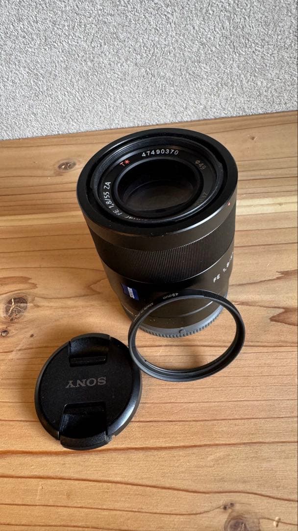 【SONY Eマウント】ZEISS FE1.8/55mm 単焦点保護フィルター付
