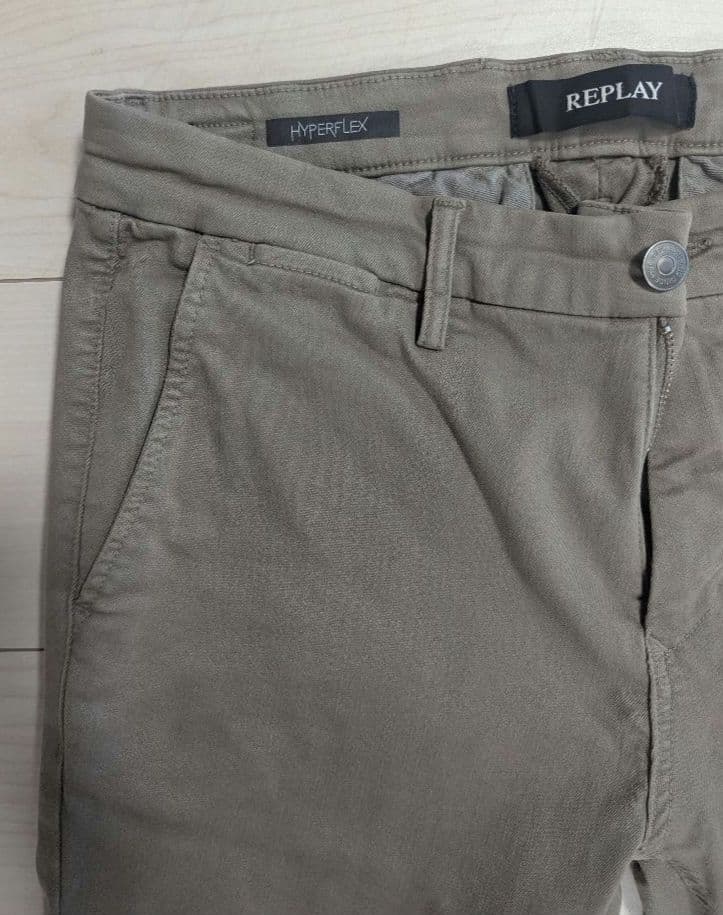 サブローさま　REPLAY Hyper Chino スリムフィットチノパンツ