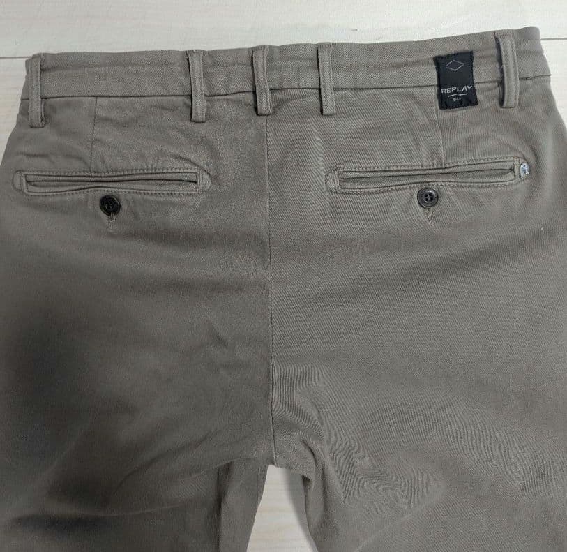 サブローさま　REPLAY Hyper Chino スリムフィットチノパンツ