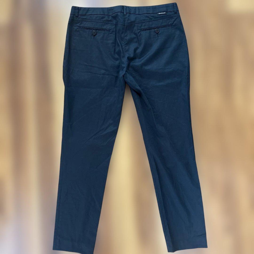 モンクレール スリムパンツ ネイビー サイズ 42