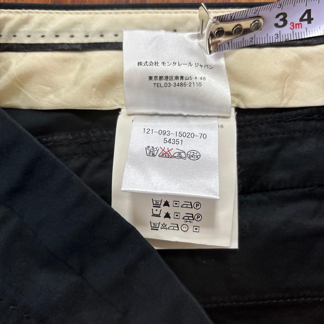 モンクレール スリムパンツ ネイビー サイズ 42
