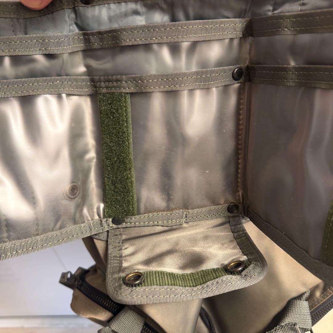 哲*治様 LUGGAGE LABEL ライナー バックパック カーキ系