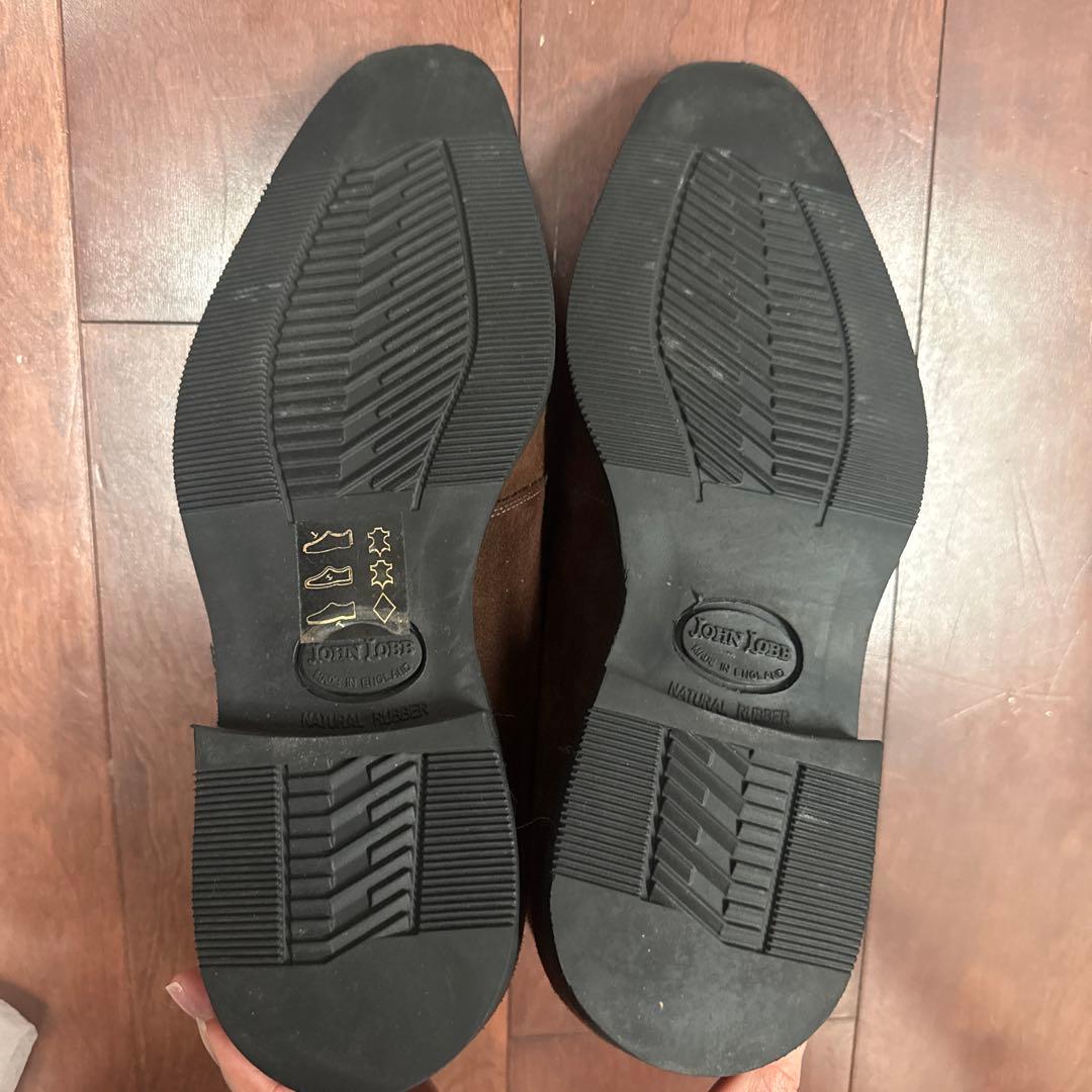 JOHN LOBB LOPEZ ロペス スエードローファー ブラウン