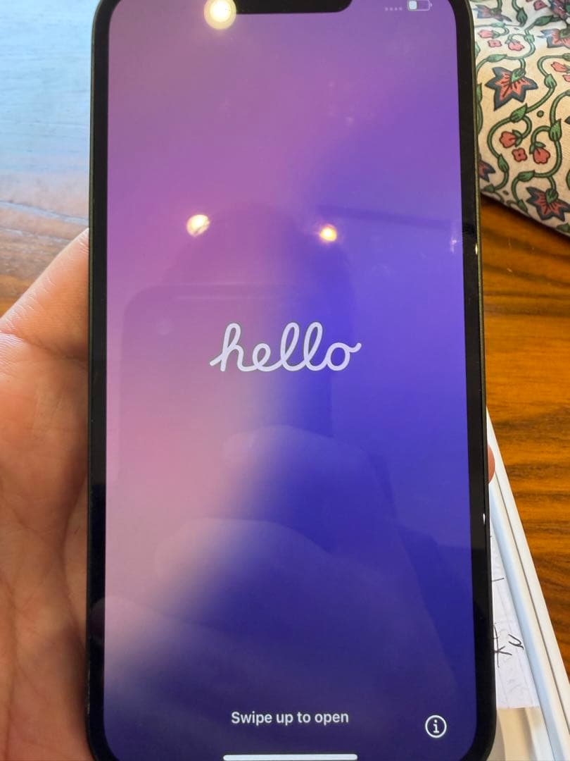 iPhone 13 ミッドナイトグリーン 本体　初期化済み　美品