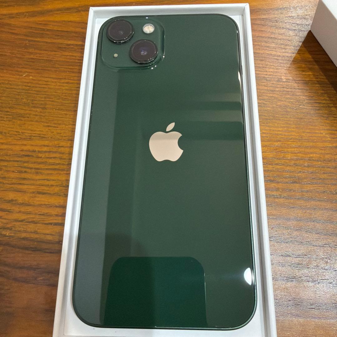 iPhone 13 ミッドナイトグリーン 本体　初期化済み　美品