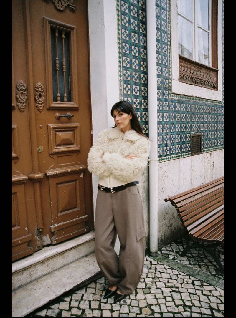 ZARA ザラ フェイクファーボンバージャケット 新品タグ付き