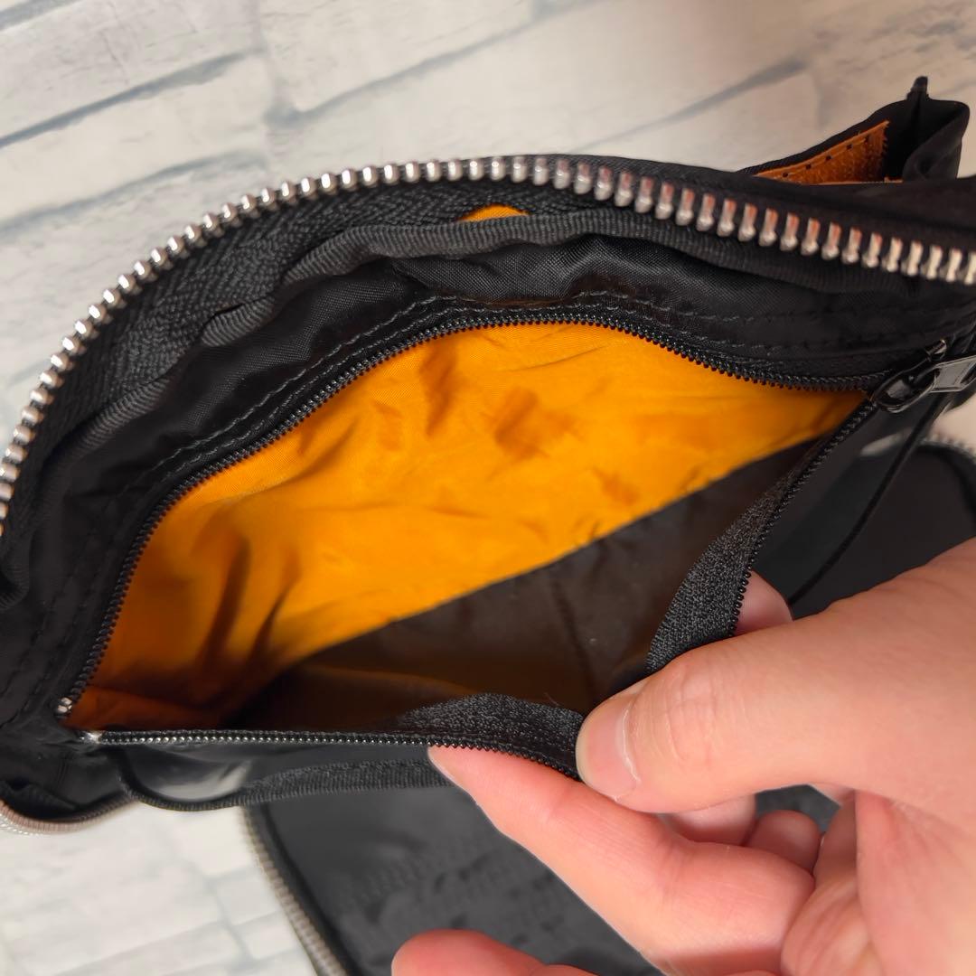 【美品・廃盤】PORTERポーター タンカー ショルダーバッグ ブラック　ポーチ