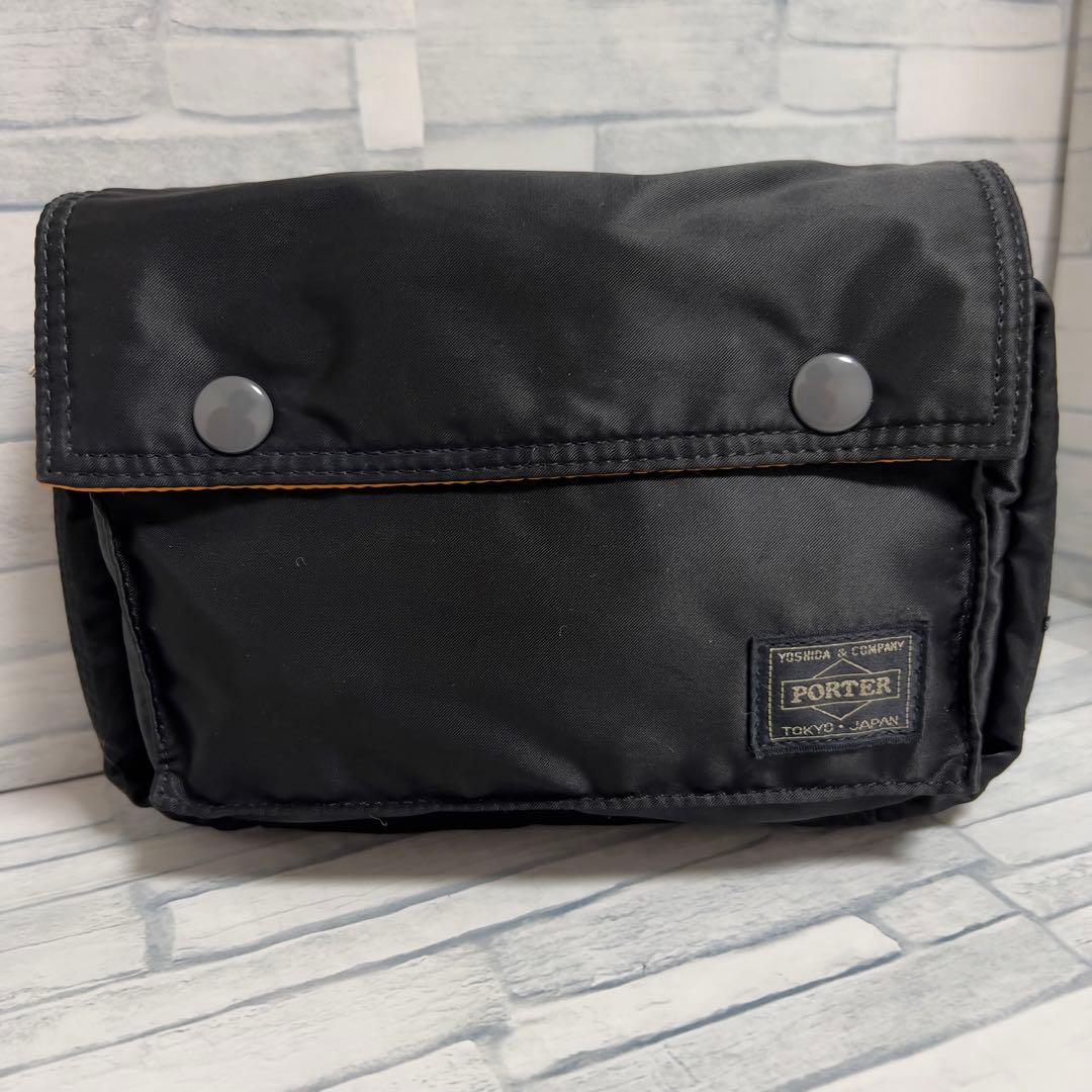 【美品・廃盤】PORTERポーター タンカー ショルダーバッグ ブラック　ポーチ