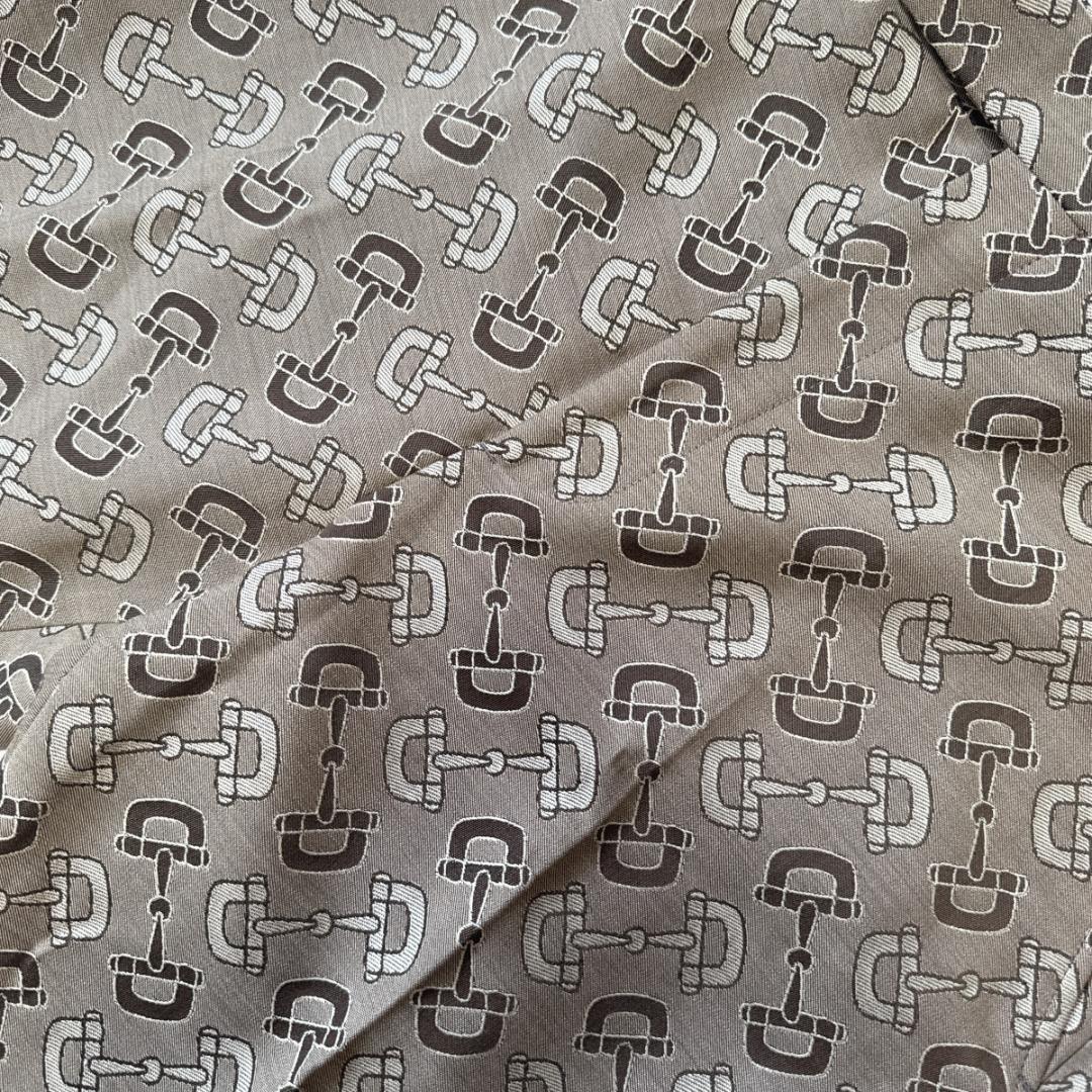 GUCCI グッチ スラックス パンツ ホースビット柄 672087 ベージュ