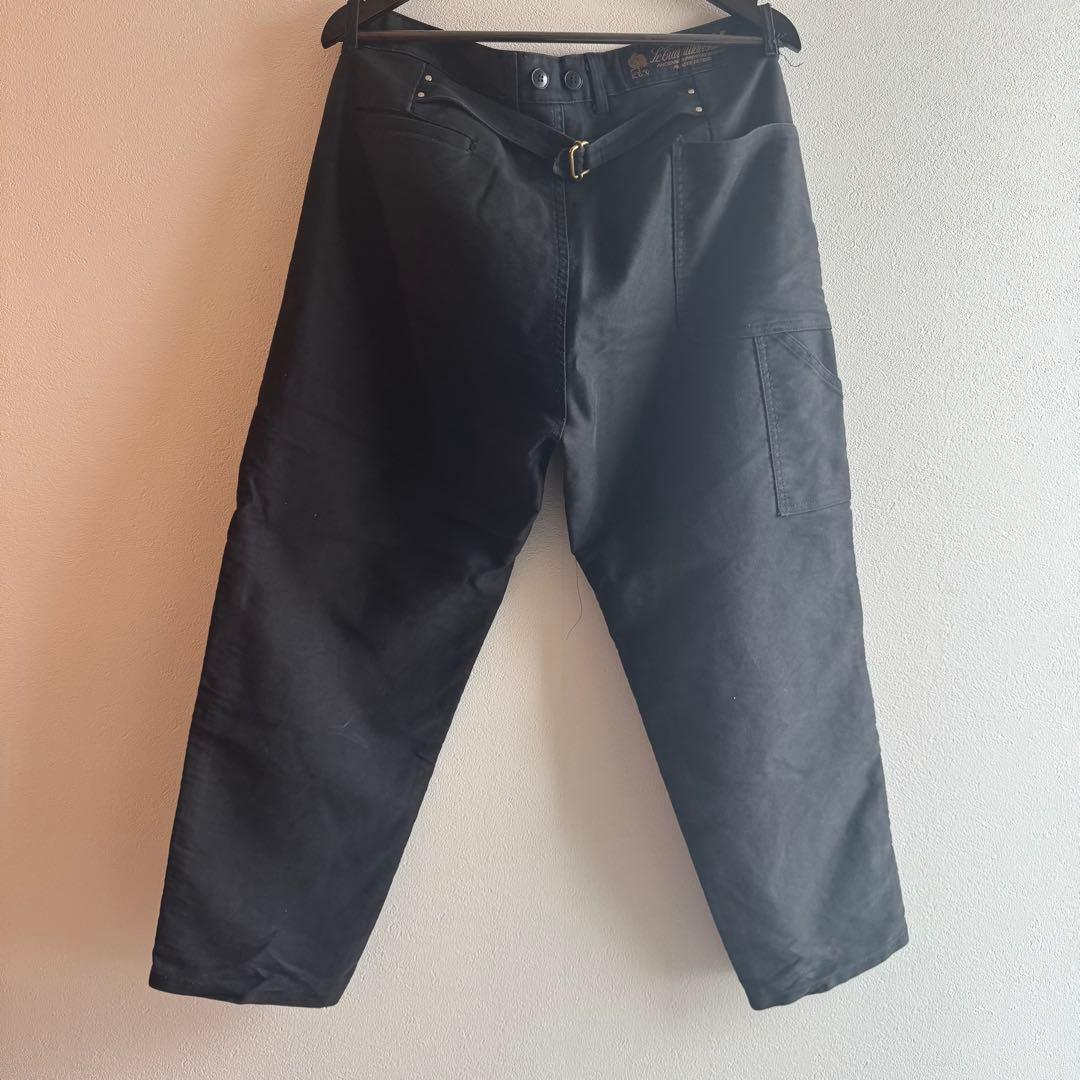 黄*ン様 LE TRAVAILLEUR GALLICE モールスキンパンツ フラ