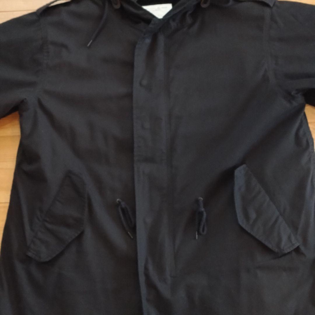 【美品】ヒューストン M-51 モッズコート　ライナー付き　黒　XXS