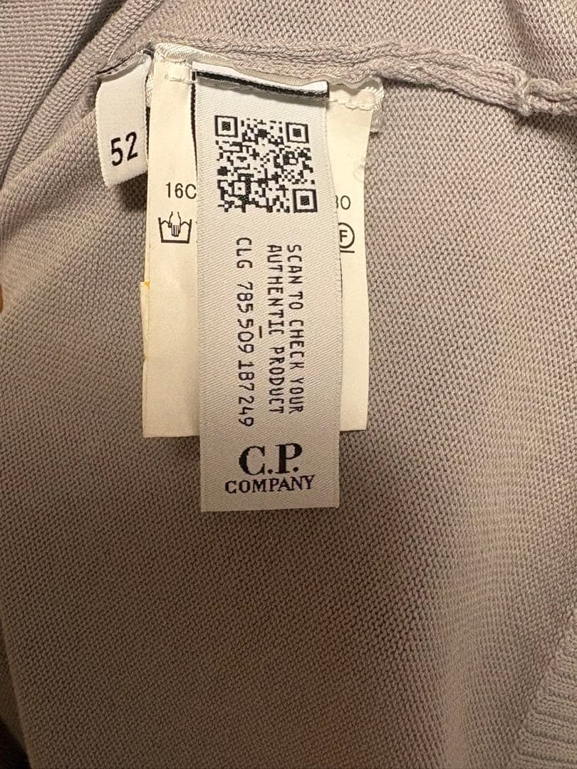 【上杉柊平】C.P. COMPANY cotton crepeknit grey