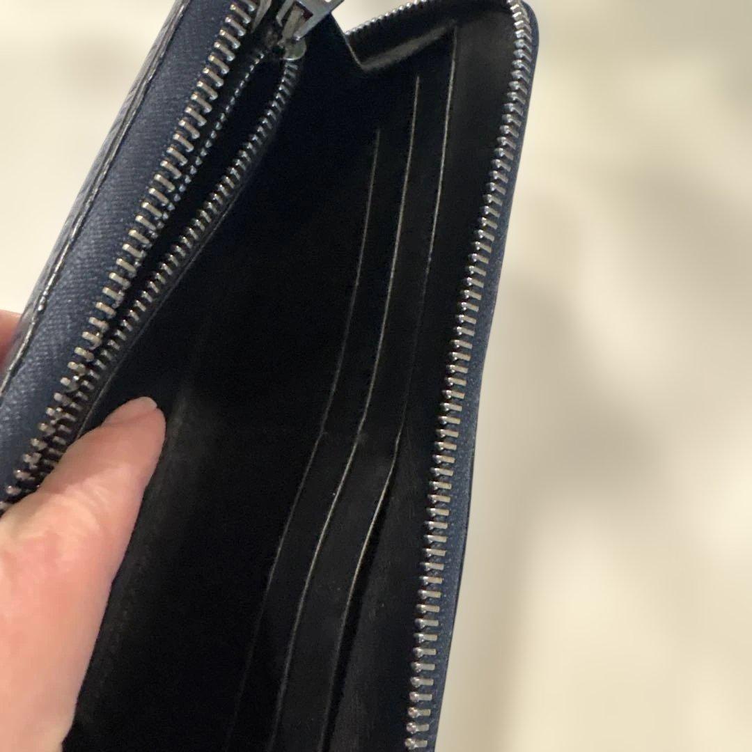 【LOEWE】ネイビー レザー 長財布