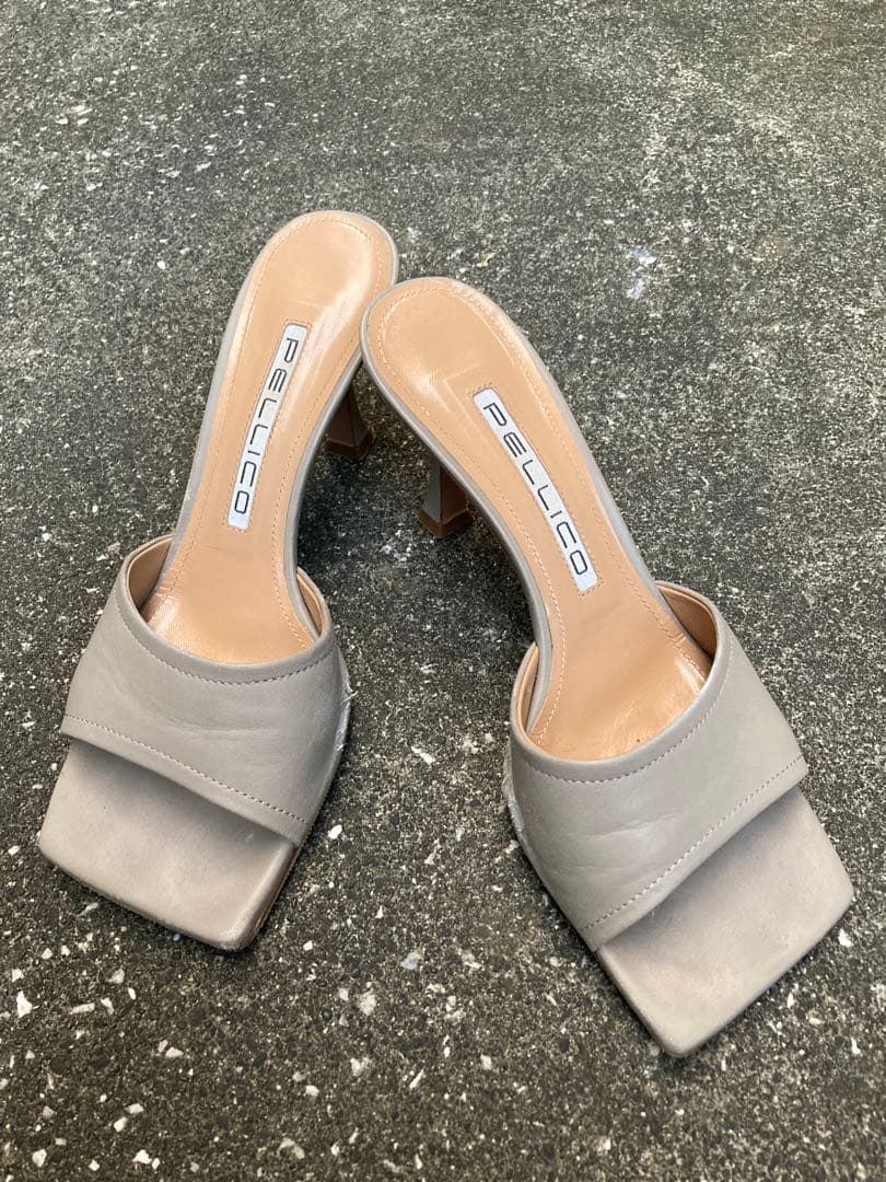 【PELLICO】ワイドスクエアミュール