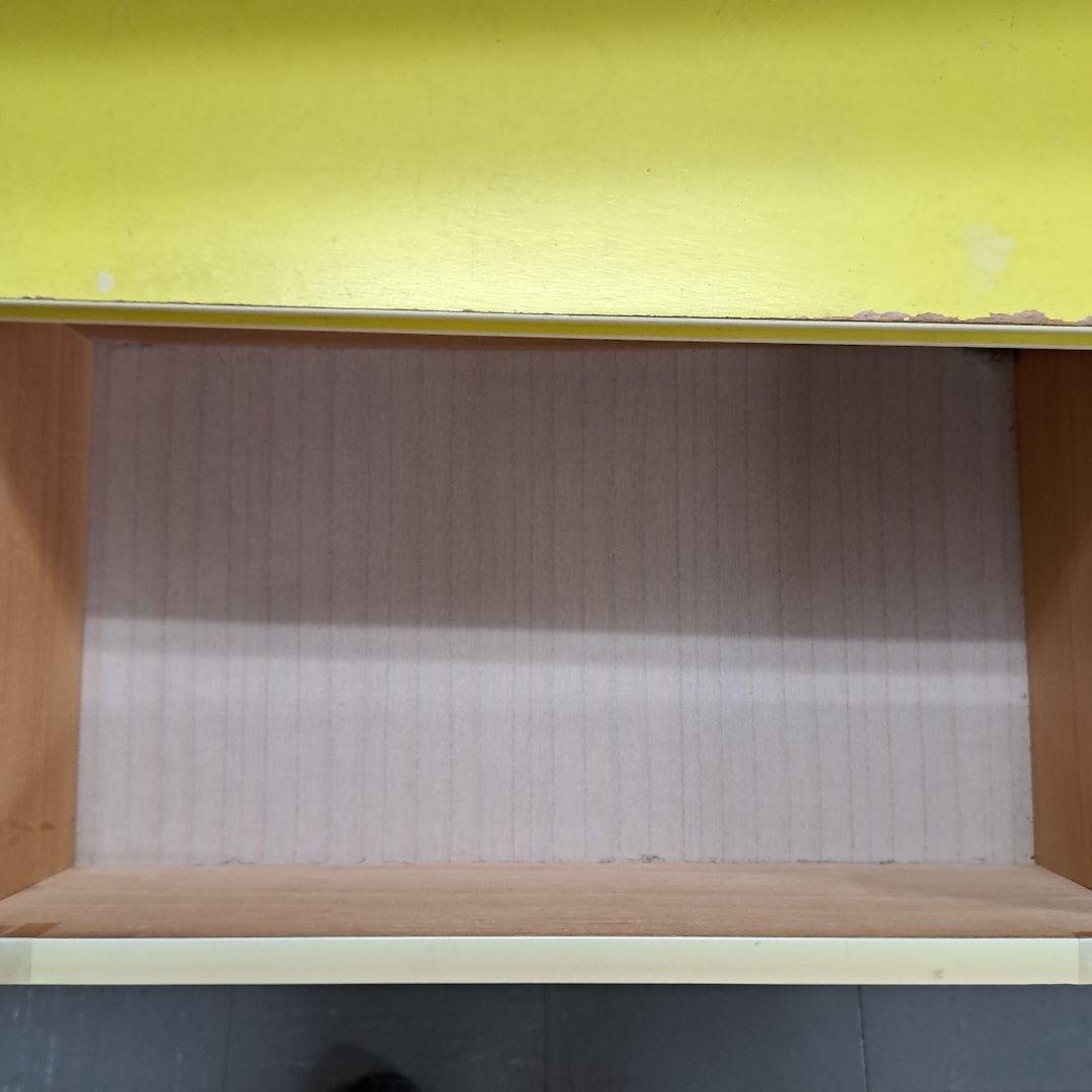 ♡昭和レトロポップ　黄色４段チェスト タンス♡