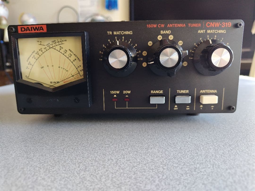 DAIWA CNW319 アンテナチューナー　7〜50MHZ 動作確認。