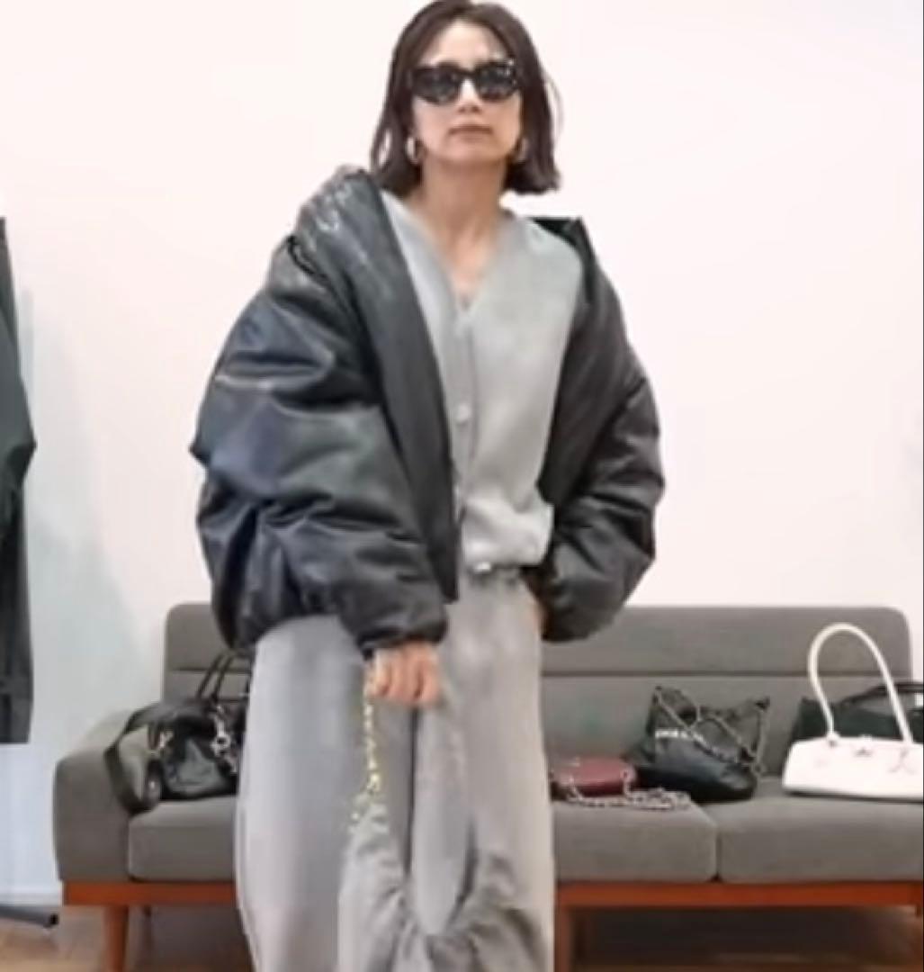 大幅値下げ！ 東原亜希さん着用！ alo ブラック ボンバージャケットMA1 M