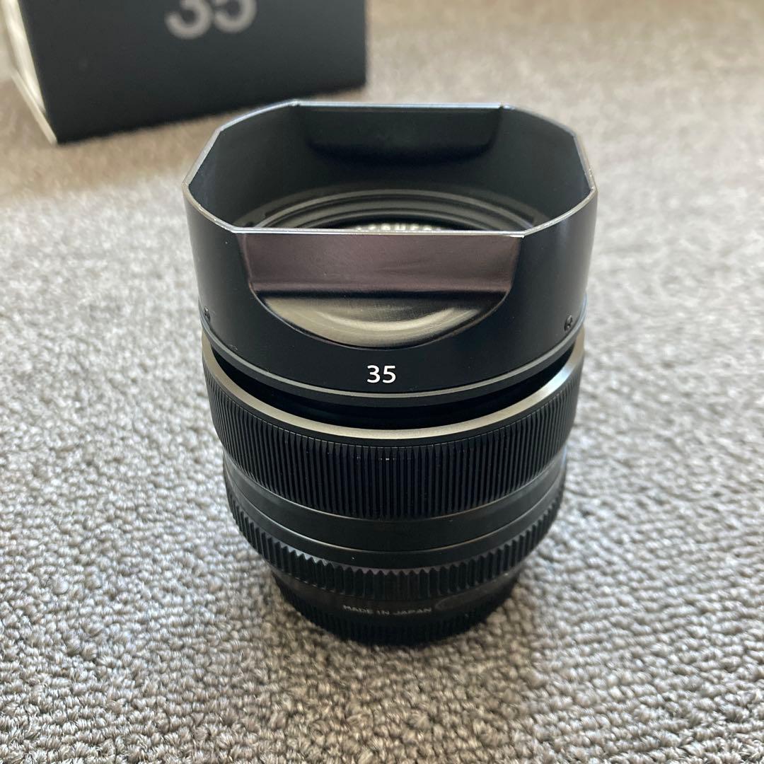 XF35mmF1.4 R 純正保護フィルター付き