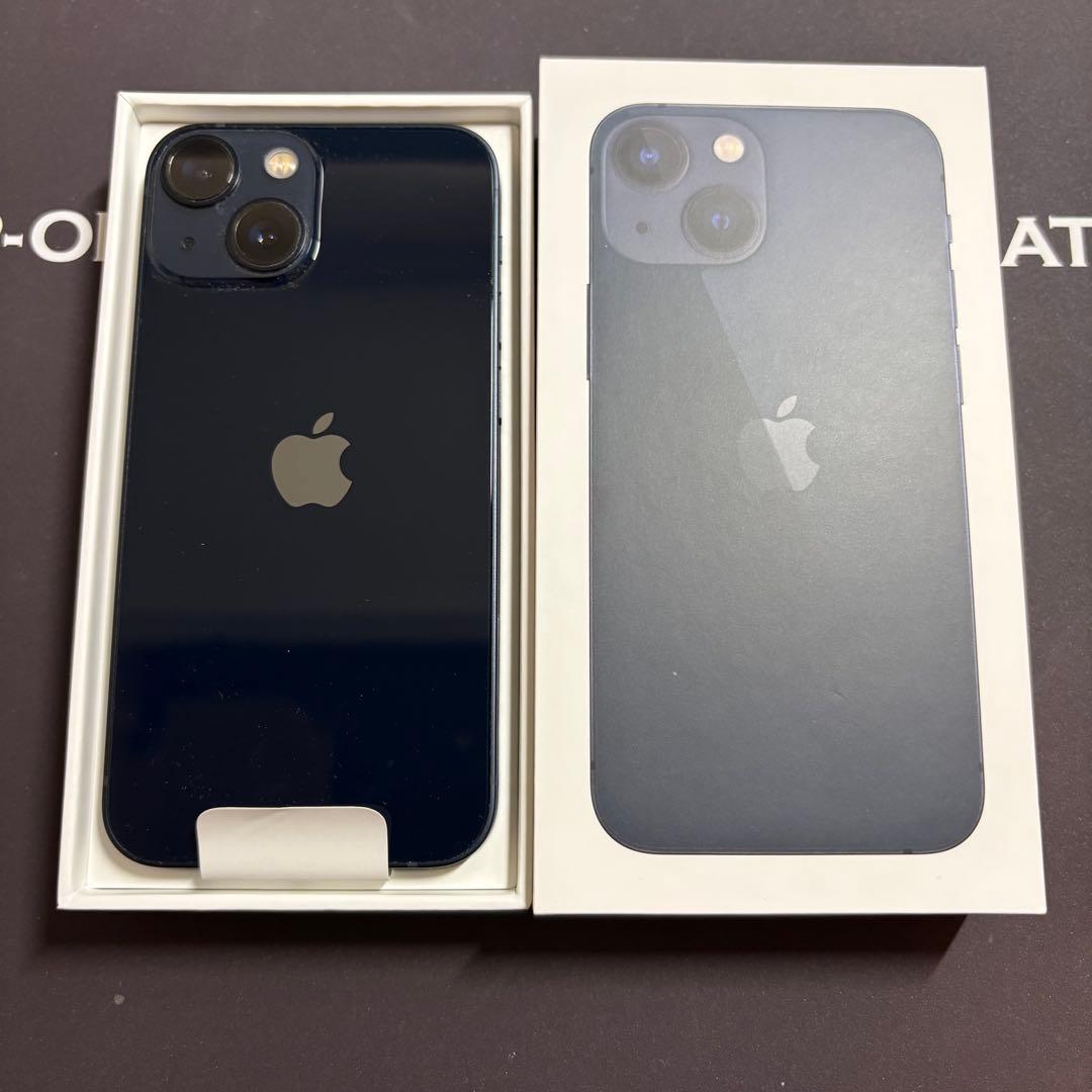 iPhone13 mini 256GB ブラック ミッドナイト 美品 付属品あり