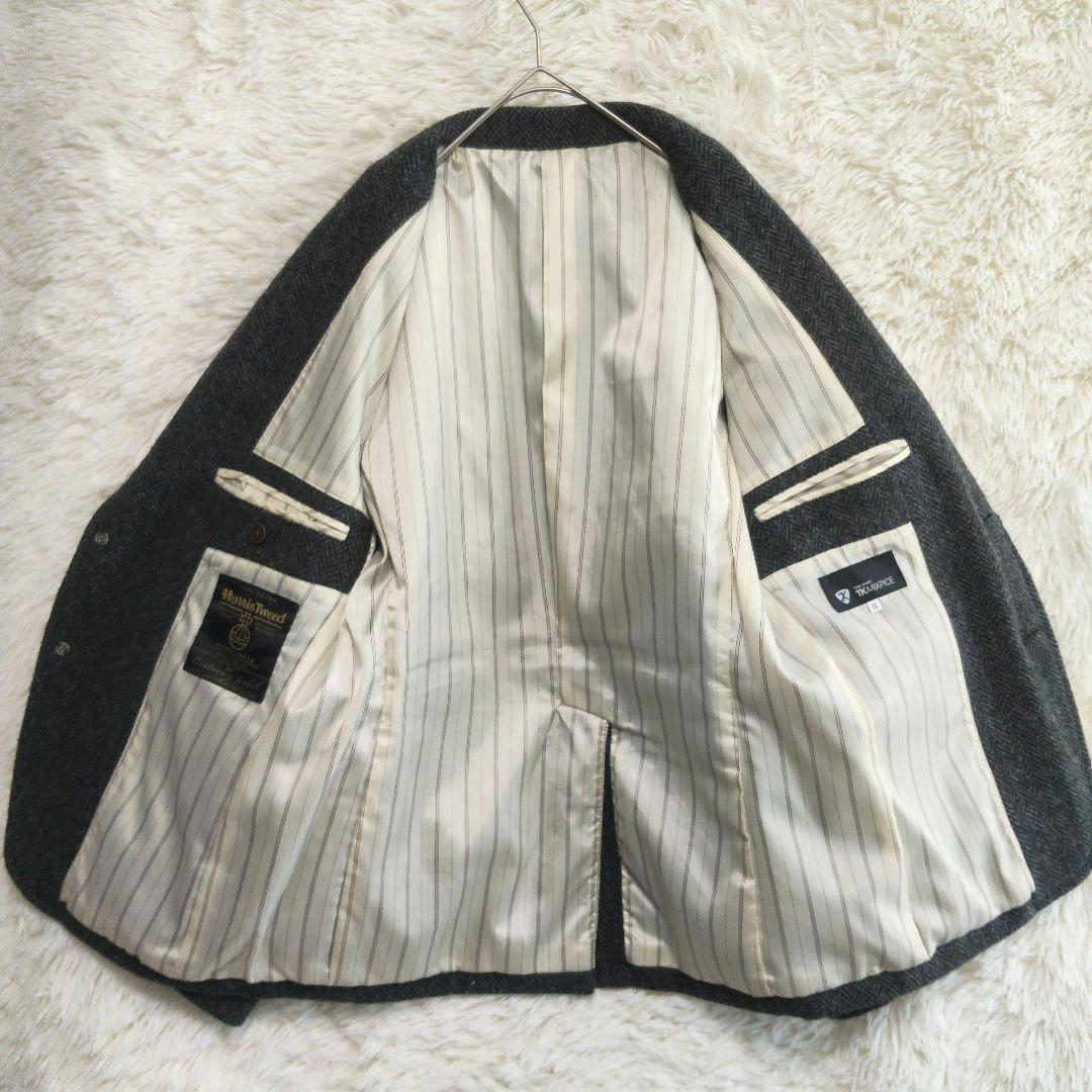 ハリスツイード　ヘリンボーン　100周年記念　限定生地　テーラードジャケット　M