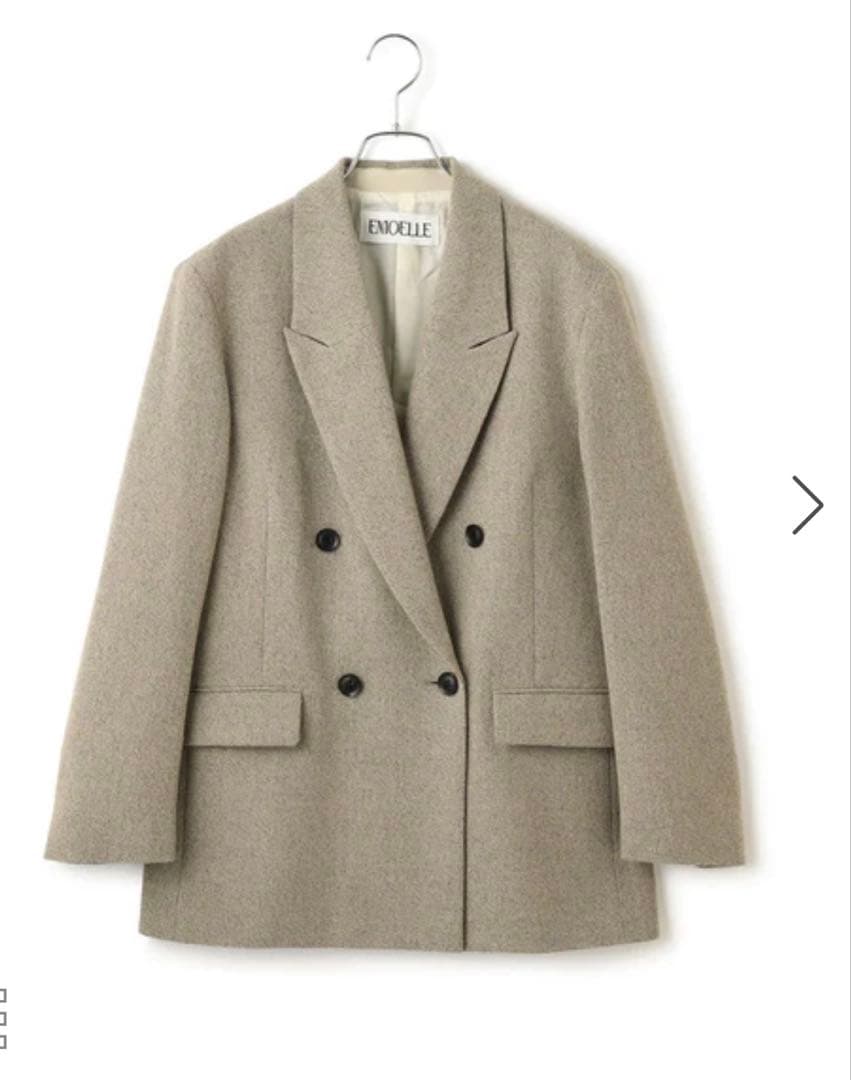 【EMOELLE】ウールネップテーラードジャケット