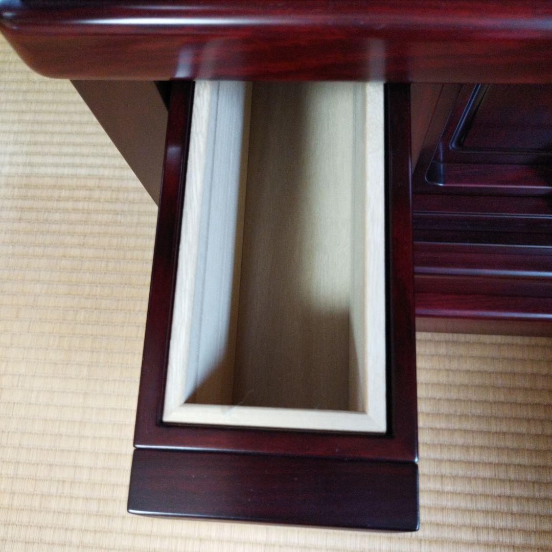 仏壇（紫壇調·仏具セット付き)未使用に近い