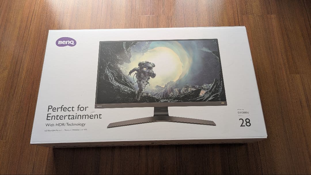 【美品】BenQ EW2880U 4K 28インチディスプレイ 約50時間使用