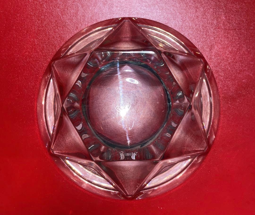 バカラ 《六芒星》ヘキサグラム スターカット　クリスタルボウル