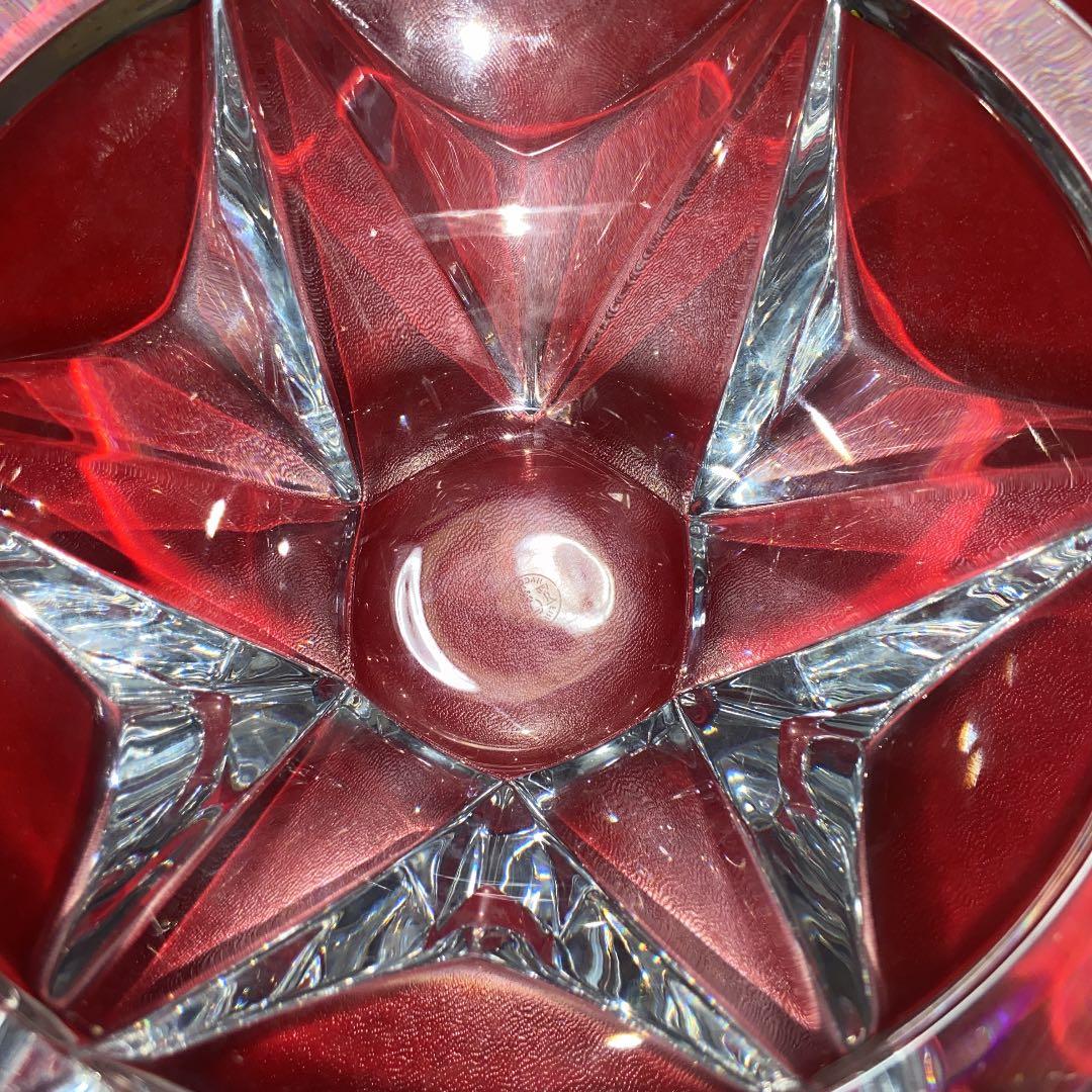 バカラ 《六芒星》ヘキサグラム スターカット　クリスタルボウル