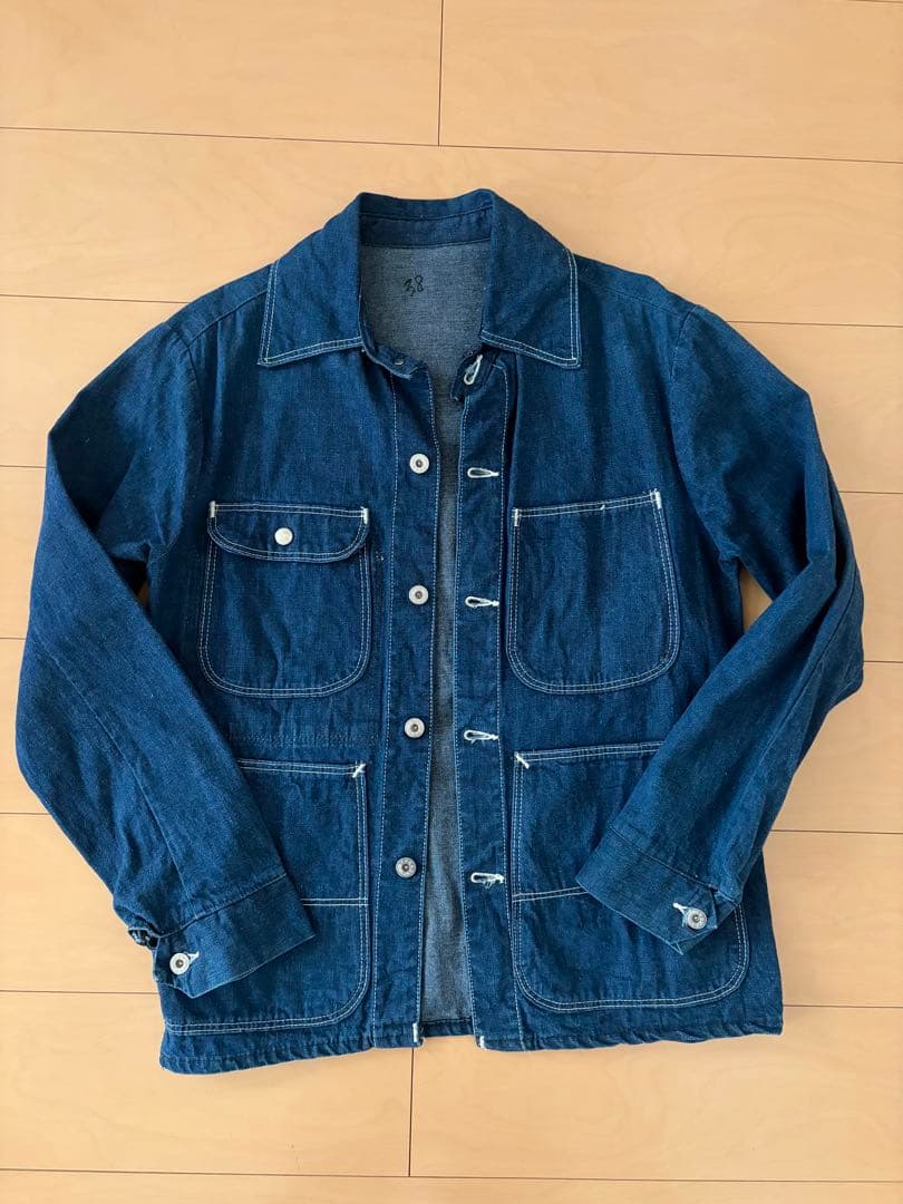 カバーオール40s〜60sデニムジャケット(着画あり)
