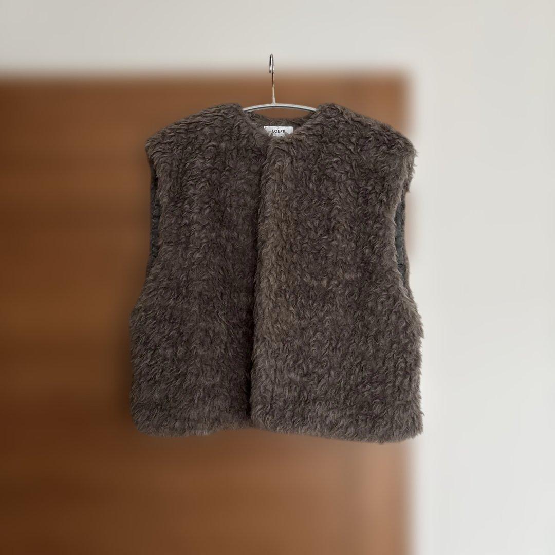 新品未使用【LOEFF】シャギーベスト