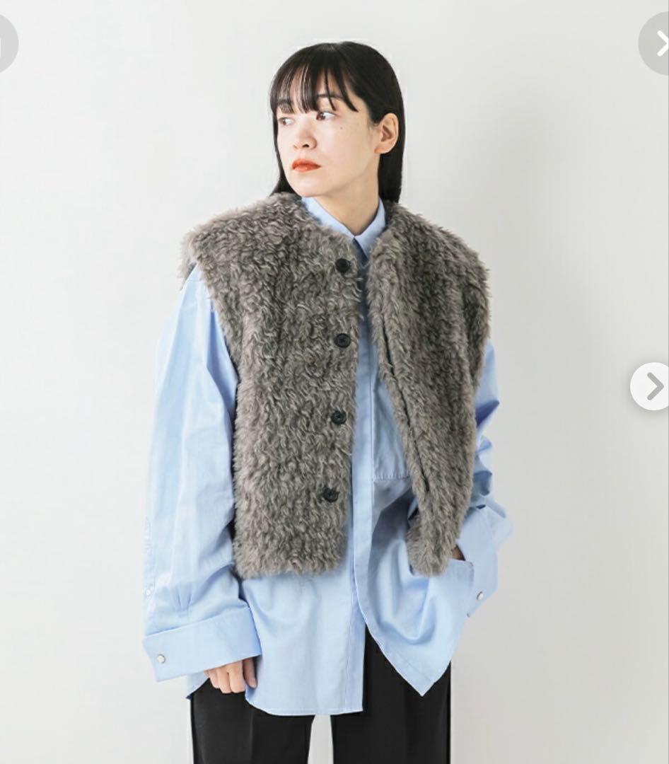 新品未使用【LOEFF】シャギーベスト