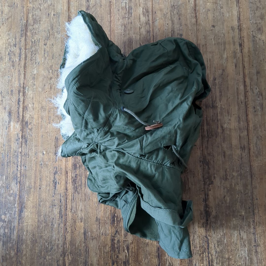 米軍実物　デッドストック　80s M65 フィッシュテールパーカー　フード