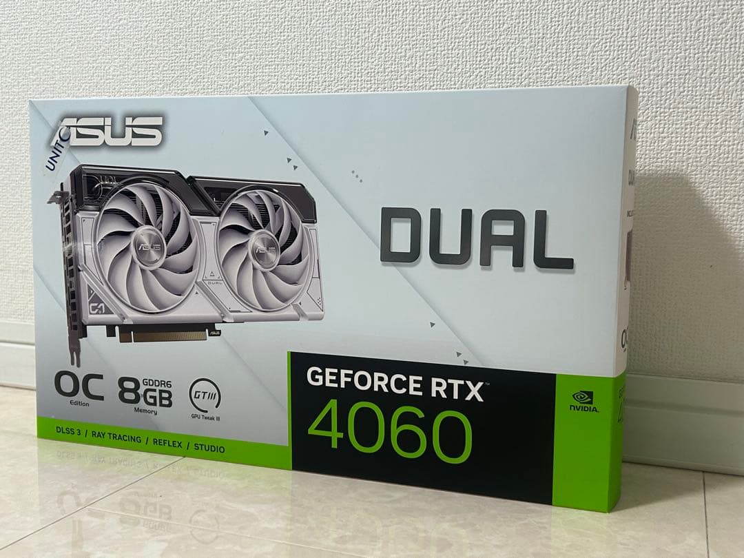 グラフィックボード・グラボ・ビデオカード ASUS GeForce RTX 4060 OC Edition 8GB