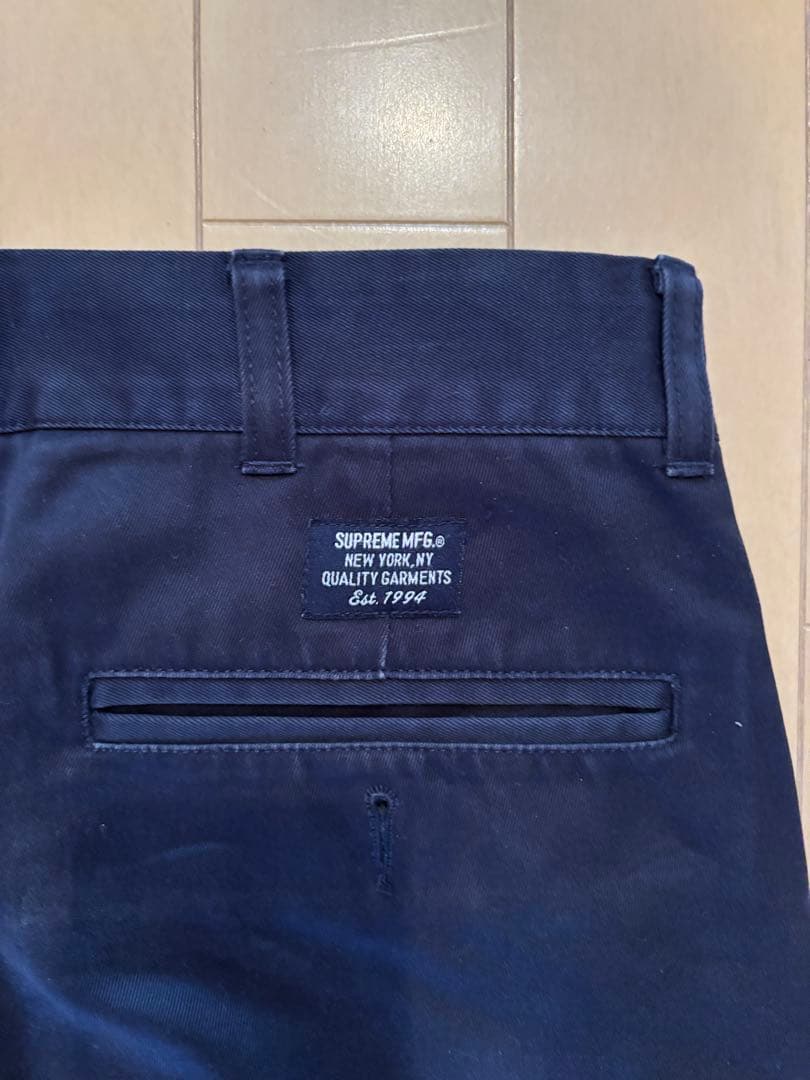 Supreme ネイビー ワークパンツ