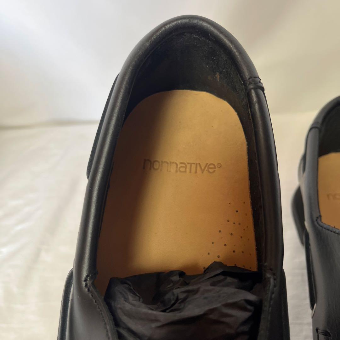 靴 nonnative OFFCER DECK SHOES COW LEATHER