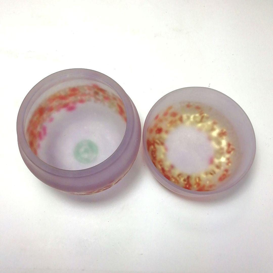 Ｓ６６６　棗　『ぎやまん』『北一硝子』『茶入』　共箱　茶道具