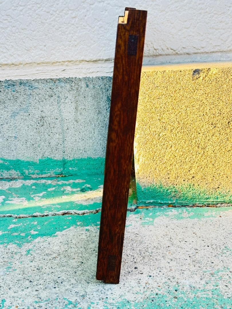 【昭和レトロ】木製窓　レトロ　木扉　スリガラス　小窓　アンティーク