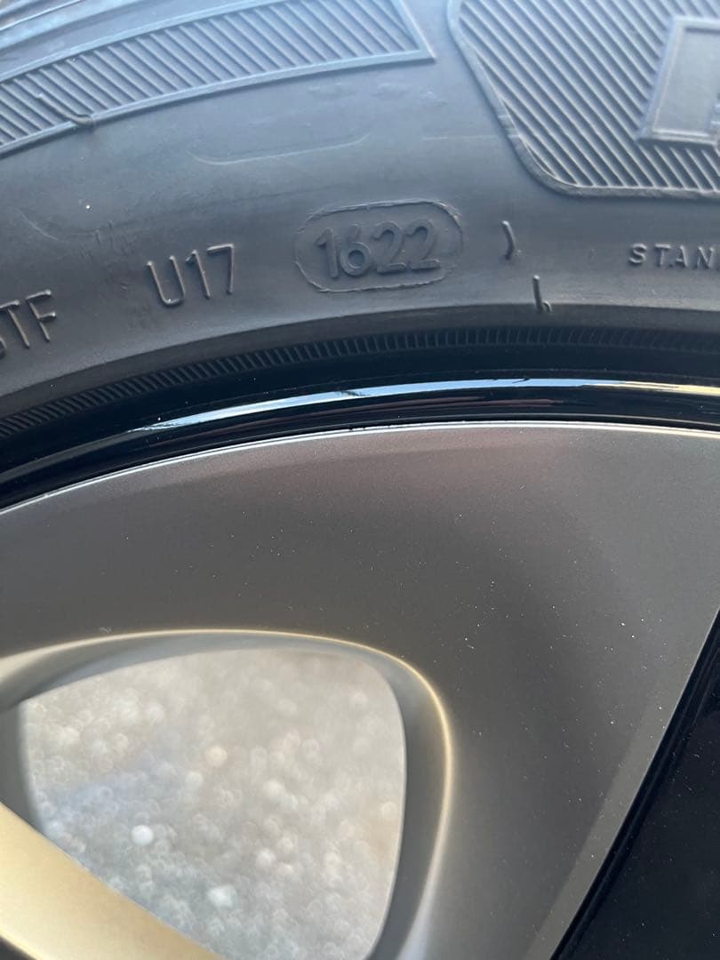 (バリ山)プリウス純正50ツーリングホイールタイヤ4本セット(ジャンク)