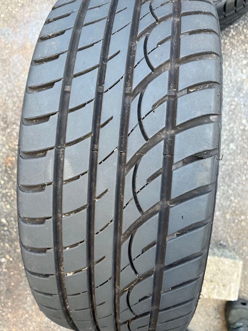 (バリ山)プリウス純正50ツーリングホイールタイヤ4本セット(ジャンク)