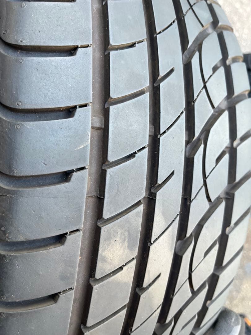 (バリ山)プリウス純正50ツーリングホイールタイヤ4本セット(ジャンク)