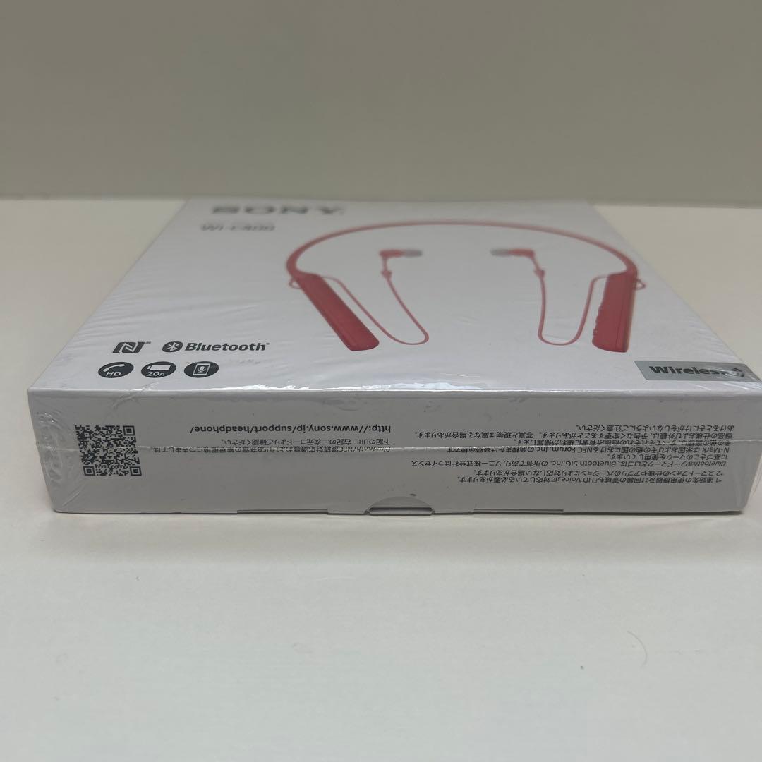 SONY WI-C400 ワイヤレスヘッドホン レッド