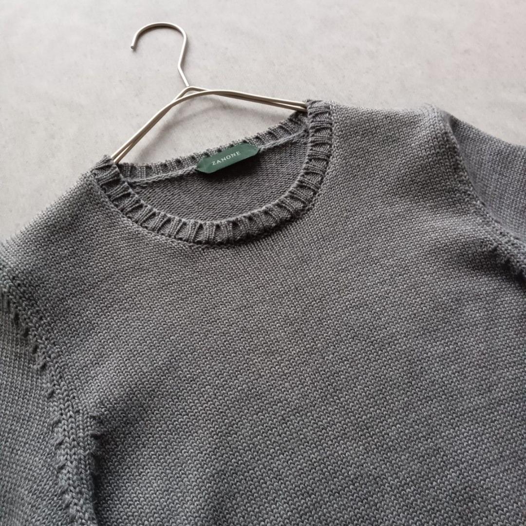 《美品★》ZANONE　ザノーネ　クルーネックニット