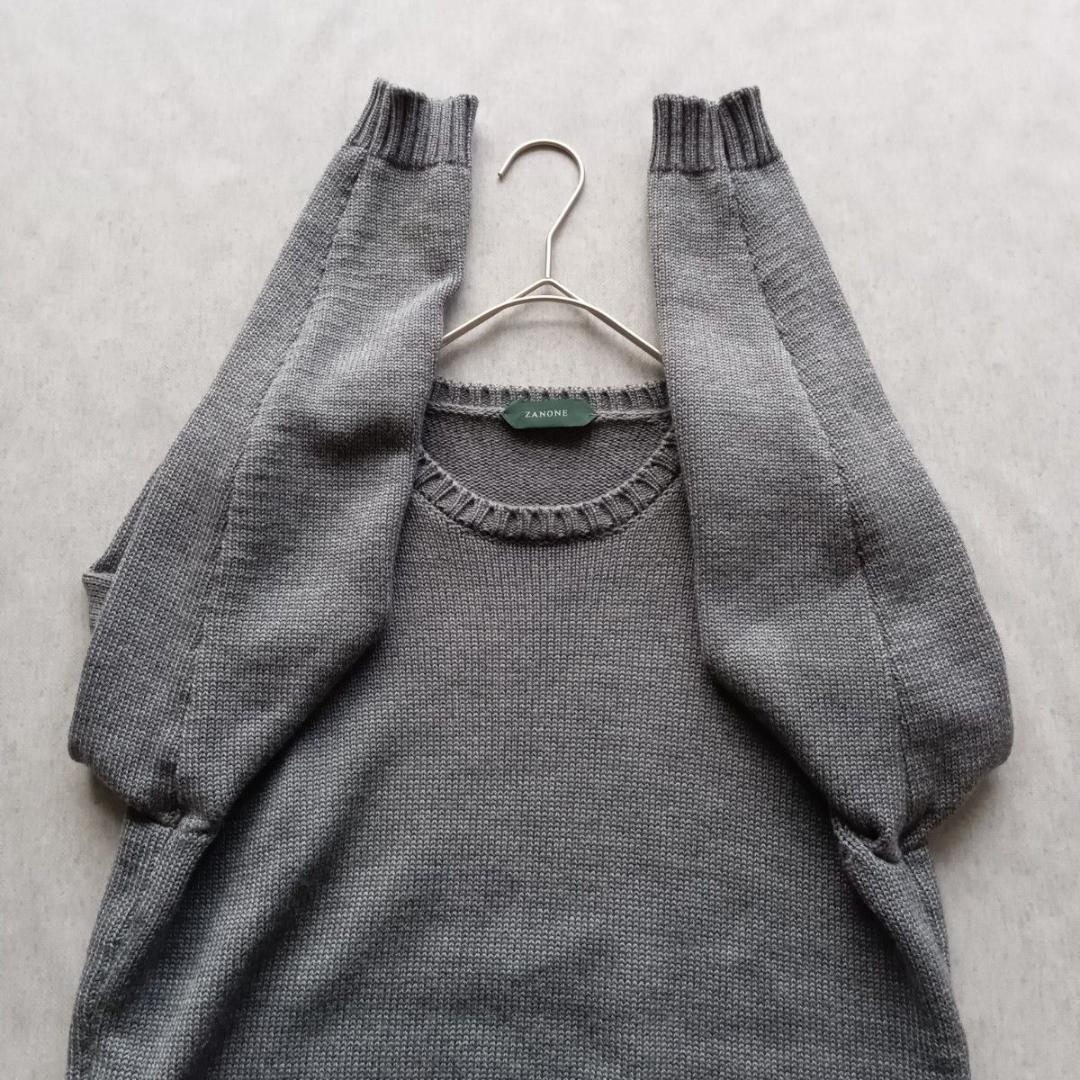 《美品★》ZANONE　ザノーネ　クルーネックニット